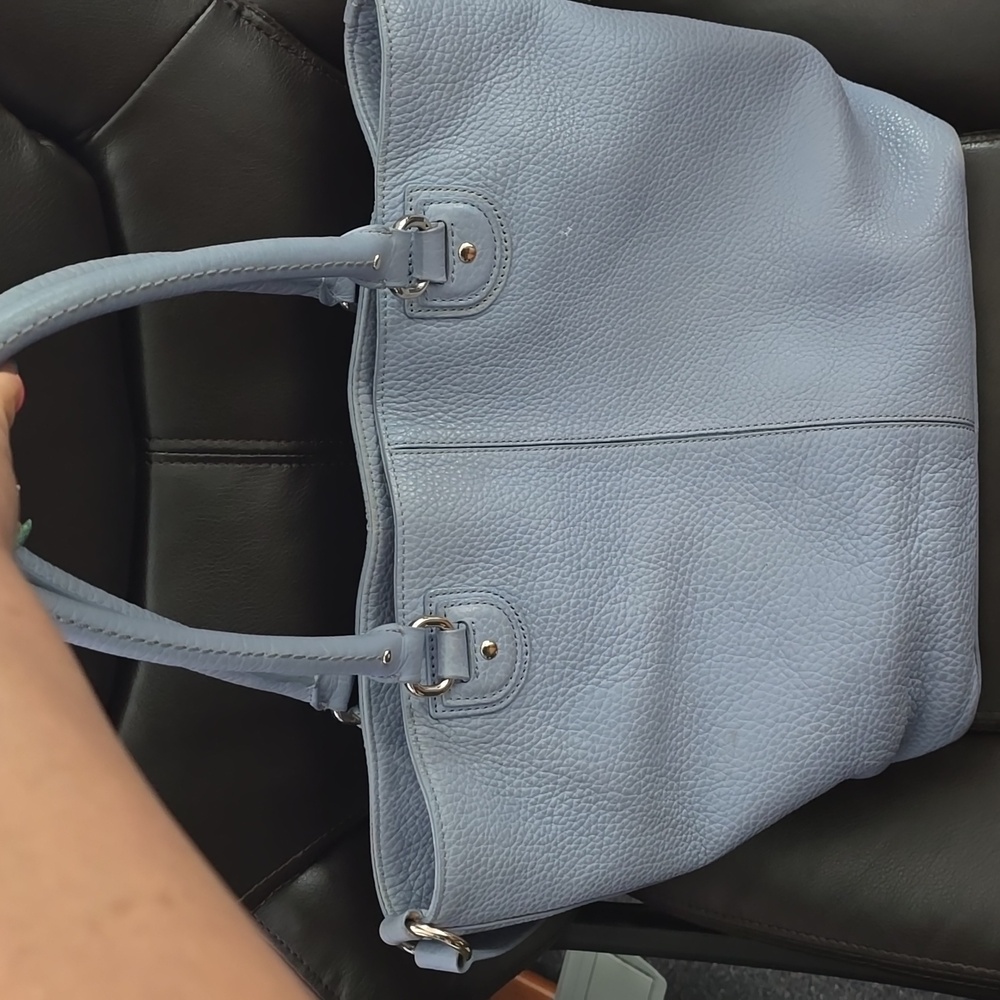 Cole Haan Light Blue Tote Bag - Picture 3 of 7